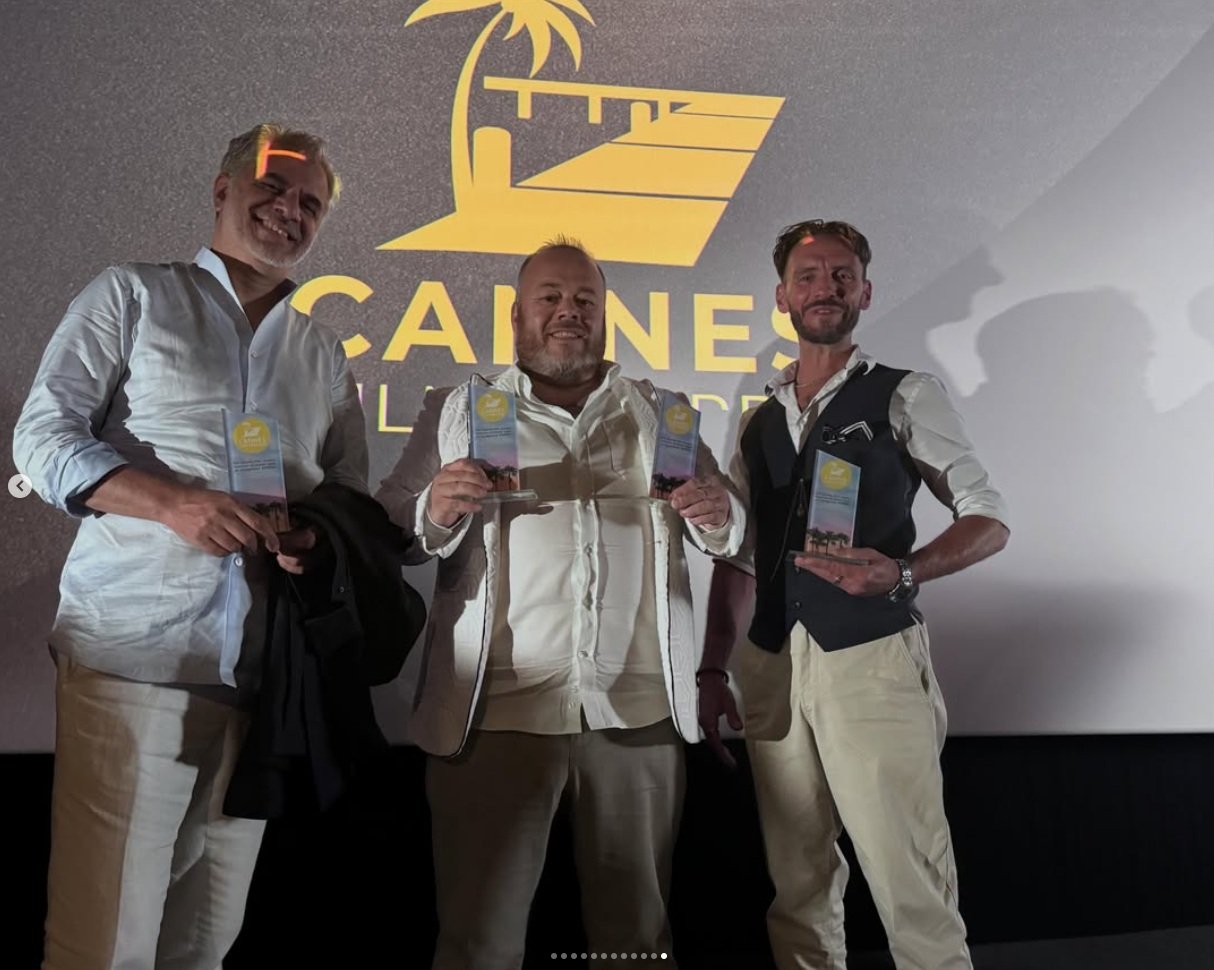 Iron Triangle Films team at the Cannes Film Awards