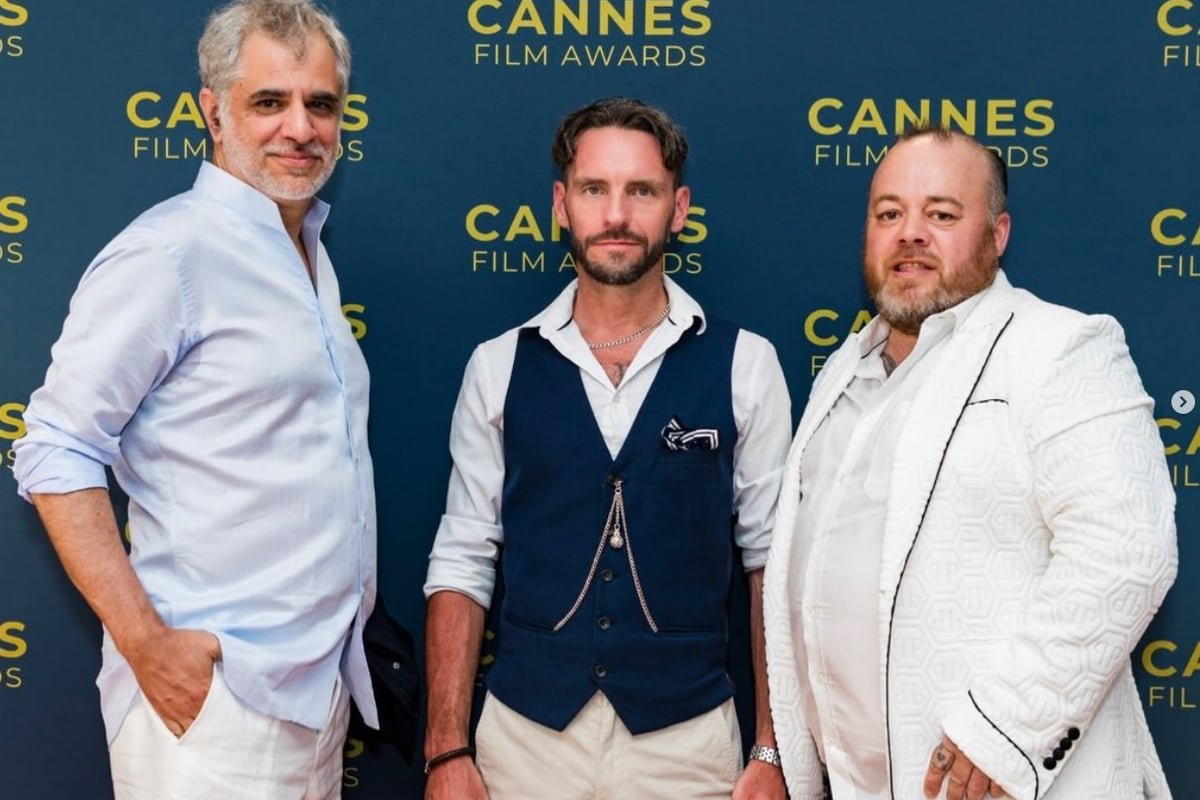 Iron Triangle Films team at the Cannes Film Awards